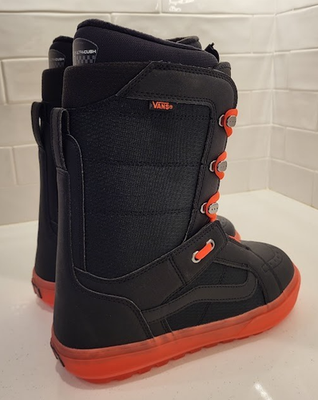 Vans 25/26 Hi Standard OG Black Orange Mens Size 9 Snowboard Boots