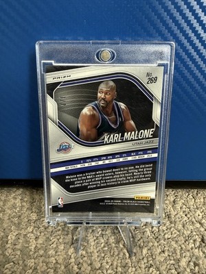 2024-25 Panini Prizm Black - Legends Karl Malone #269 Green