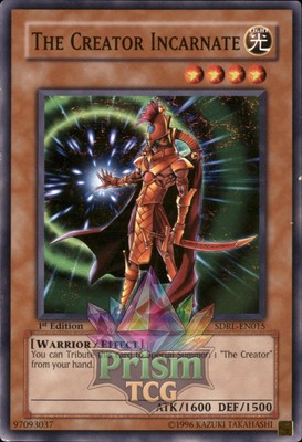 1st Ed The Creator Incarnate SDRL-DE015 Yugioh