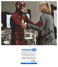 Amanda Pays 'The Flash' Actress Signed 8x10 Photo 'Dr. Christina McGee' ACOA