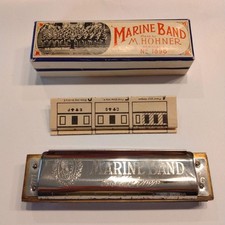 Hohner Marine Band Harmonica Key C Antique