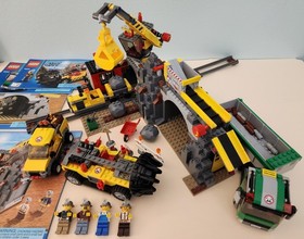 LEGO City LOT 2 sets The Mine 4200 + 4204 100% Complete w Instructions! No box.