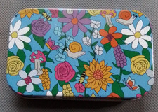 Novelty 1oz Hinged Tobacco Tin. New Without Tags.