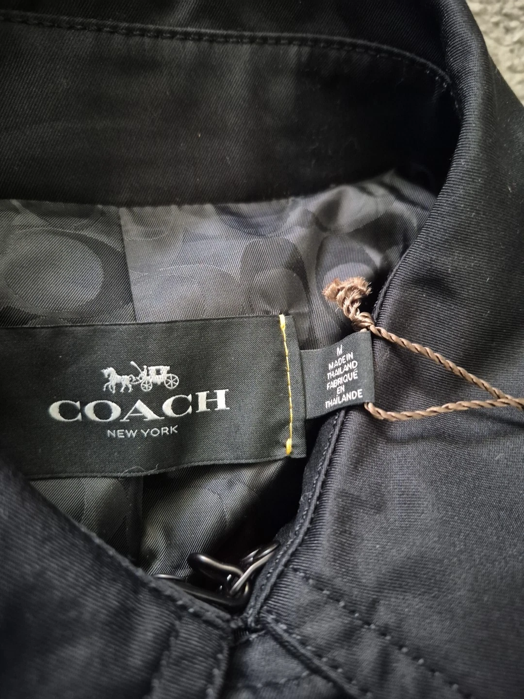 Cappotto doppiopetto donna nuovo con etichette Coach Taglia: Medium Nero