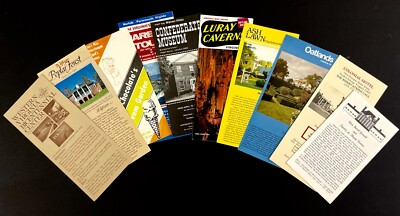 Virginia Travel Brochure Lot 10 Vintage Colonial History Tourist Recreation VA