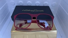 Vintage Frames Company The Creatchman by Corey Shapiro Red Flat Top Sunglasses