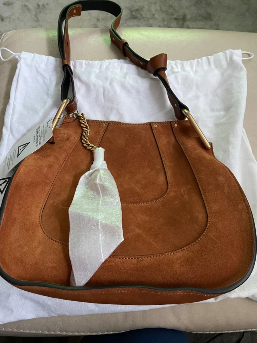 Chloe Hayley hobo bag in Caramel leather suede new eBay