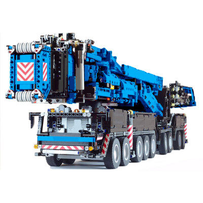 Custom MOC-20920 Full RC LTM11200 Crane Blue Version with Stickers 8128 Parts