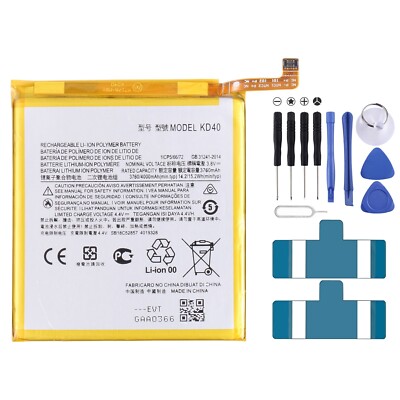 For Motorola Moto G8 Plus XT201/XT2019-2 4000mAh Li-Polymer Battery KD40