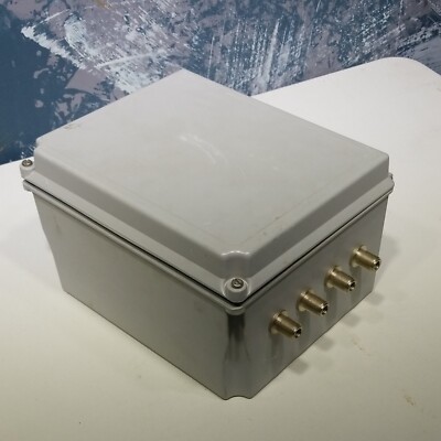 Hoffman Screw Enclosure 10.00x8.00x6.00 (A1086CHSCFG) with Type N Connectors