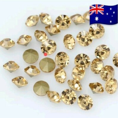 Topaz 1440pcs SS8 2.4mm Pointed Back Diamond 3D Nail Art #05