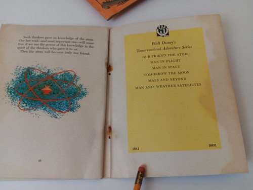 Walt Disney A Tomorrowland Adventure 1959 Paperback Books Lot Of 3 - Picture 10 of 10