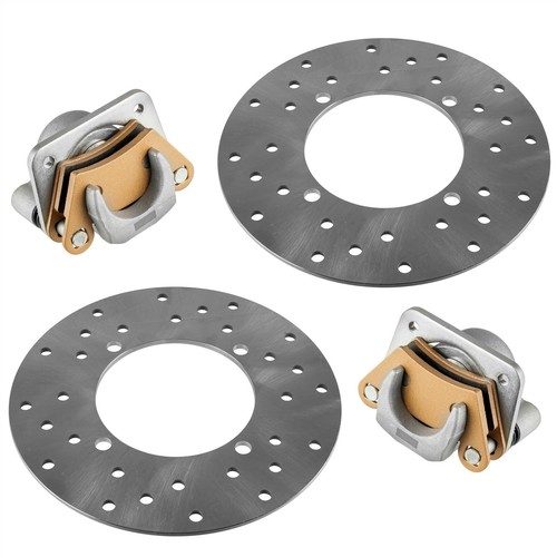 Rear Left Right Brake Caliper w/ Disc for Polaris Ranger 500 2x4 2006 2007 w/Pad - Foto 7 di 7