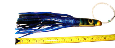 Vintage 13'' Scoop Fish Head Trolling Fishing Lure Big Game ONO Tuna Mahi Marlin