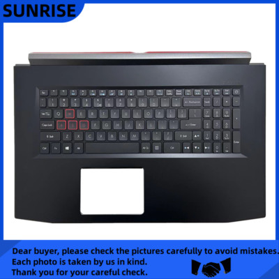 EFor Acer Helios 300 PH317-51-52 N17C3 Upper Palmrest Cover Keyboard W/Backlit