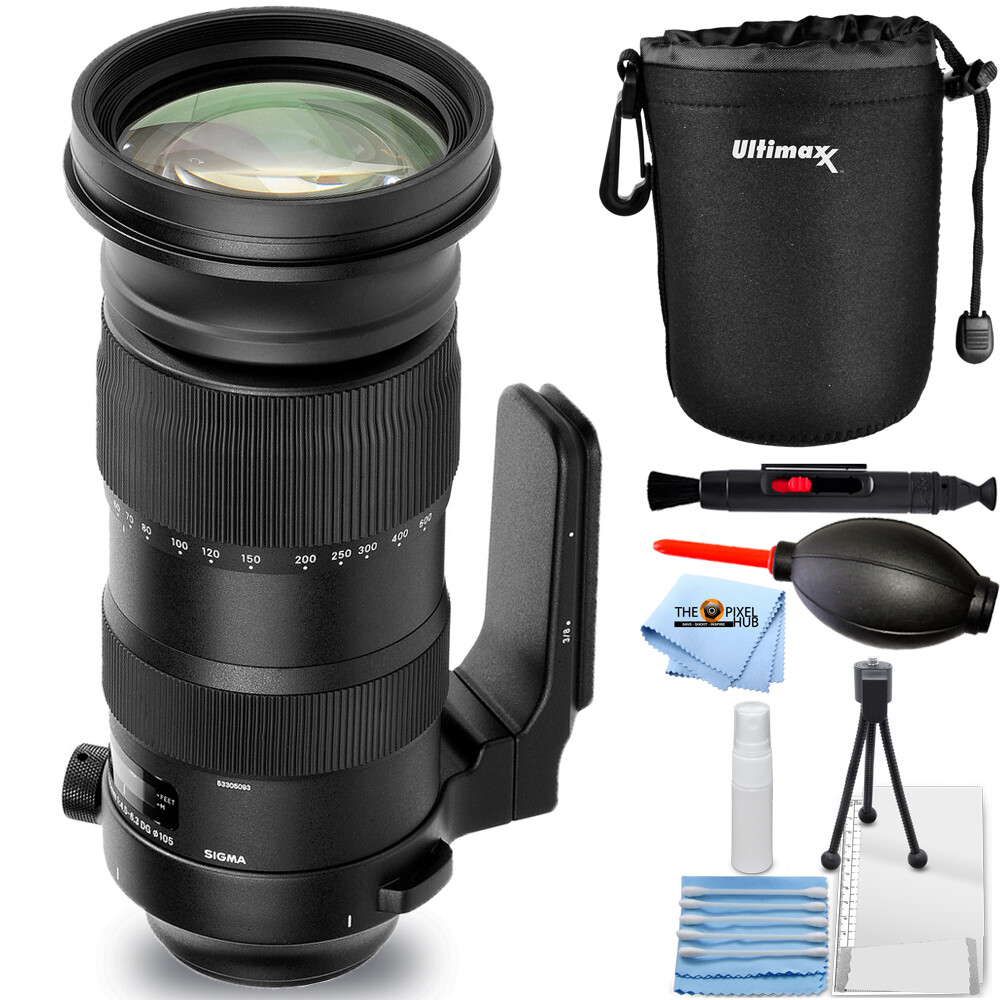 Sigma 60-600mm f/4.5-6.3 DG OS HSM Sports Lens for Canon EF + 