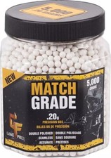 Crosman Game Face Airsoft Match Grade BIO BBs .20 Gram 5000 Count x2