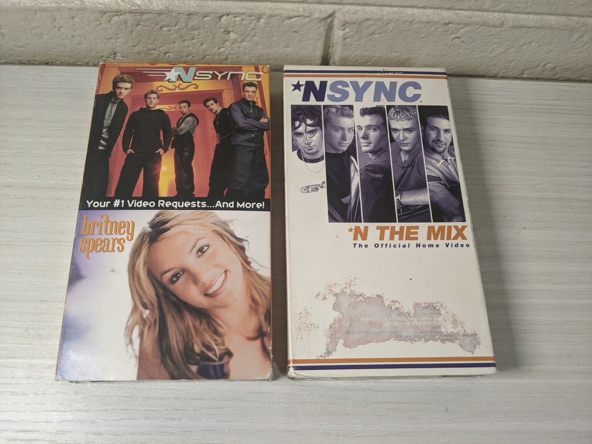 NSYNC Britney Spears 2 VHS Tape Lot Your #1 Video Requests N The