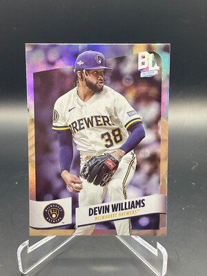 2024 Topps Big League Devin Williams #249 Rainbow Foil Brewers