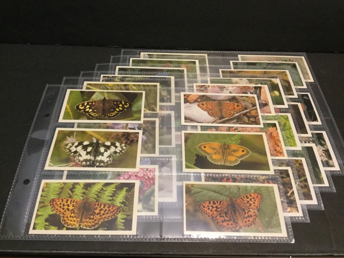 1983 Grandee / Player British Butterflies Set of 32 Cards Sku269S