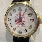 Vintage 80s Coca Cola Walt Disney World 15 Years Celebration Watch Wall Clock