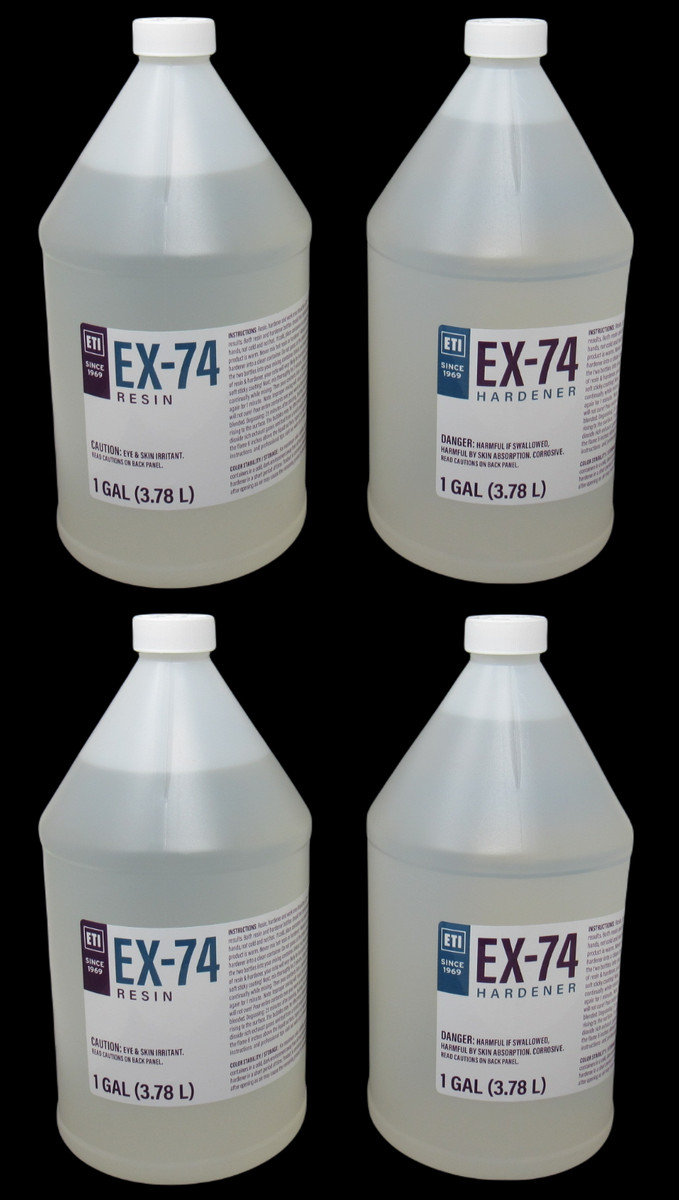 EX 74 Epoxy Art Resin, Epoxy Resin 2 Gallon Kit