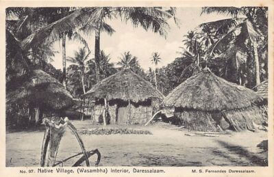 Tanzania - Native village (Wasambha) - Publ. M. S. Fernandes 97