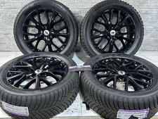 20" DODGE DURANGO  GLOSS BLACK WHEELS TIRES FACTORY OEM 9129 2011-2018 SET