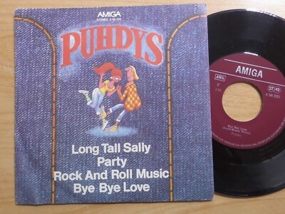 PUHDYS DDR AMIGA  7'': LONG TALL SALLY/PARTY/ROCK AND ROLL MUSIC/BYE BYE (456220)
