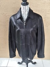 MEN'S SIZE S CALVIN KLEIN SOFT LEATHER JACKET - EXCELLENT CONDITION