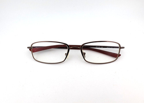 Nike Eyeglasses, Frames Only, NIKE 4150 200, 55-13-140, Brown, Metal