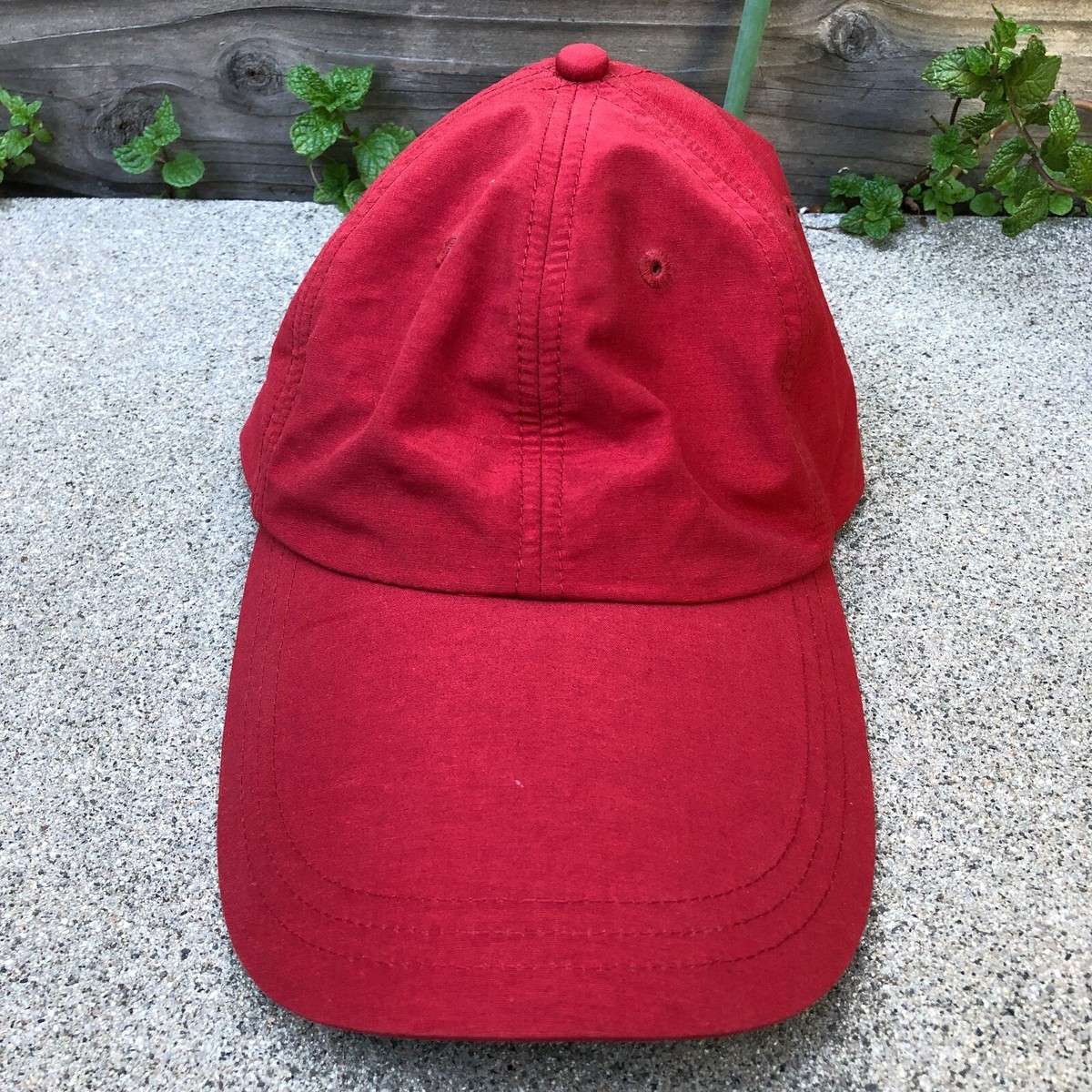 ADAMS SUNBLOCK Collection Baseball Hat Unisex Adult Red Adjustable 45+ UPF  Cap