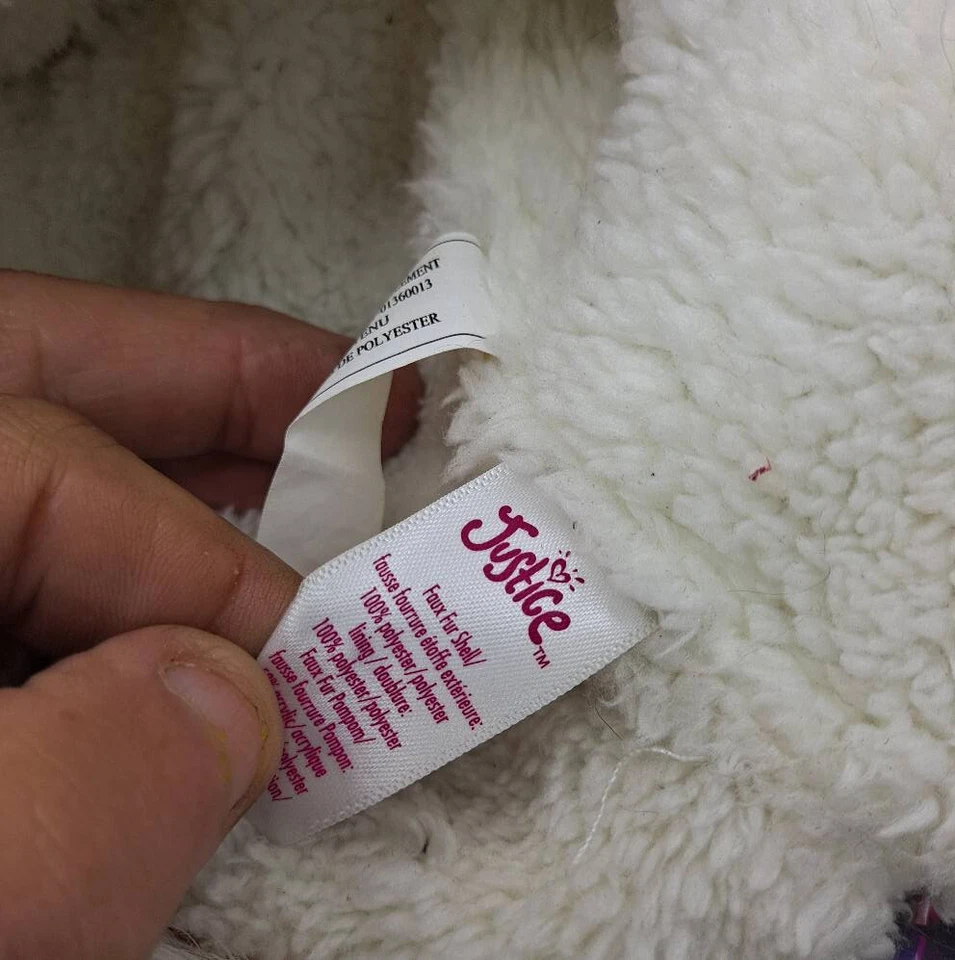 Sombrero Justice Beanie Ciervo Reno Imitación Piel Oreja Pom-Pom Extremo con Cuernos De Colección Foto 2 de 4