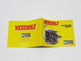 Werewolf The Last Warrior Authentic Original NES Nintendo Manual Only