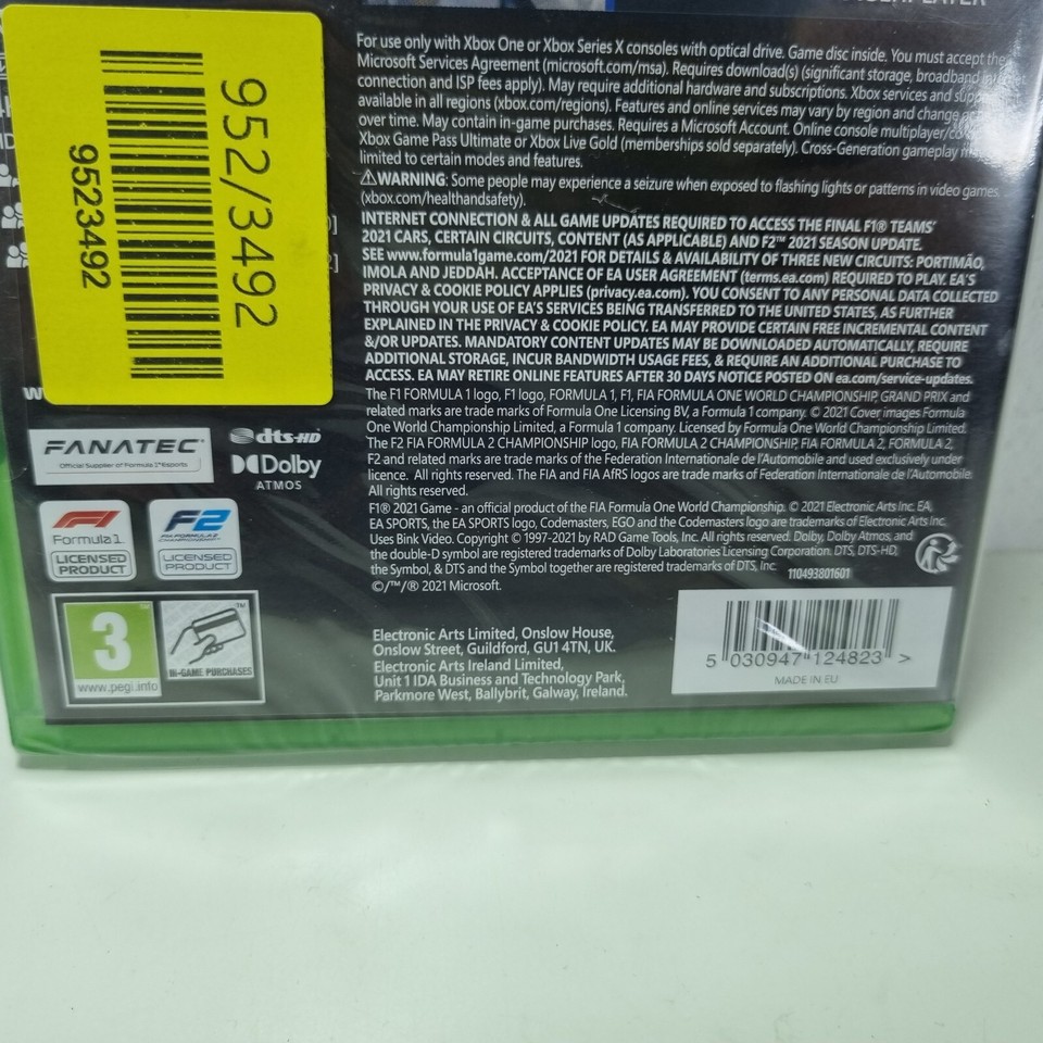 F1 2021 Xbox One / Series X Brand New Sealed + FREE POST eBay