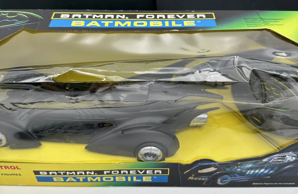 Vintage 1995 Batman Forever Batmobile RC Remote Control Open Box Kay-Bee Toys - Image 4 of 4