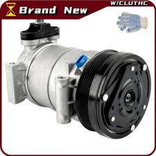 Ac Ac Compressor With Clutch For Chevy K1500 2500 3500 P30 96-99 Gmc C1500 2500