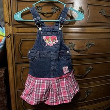 Vintage Disney princess toddler overall dress