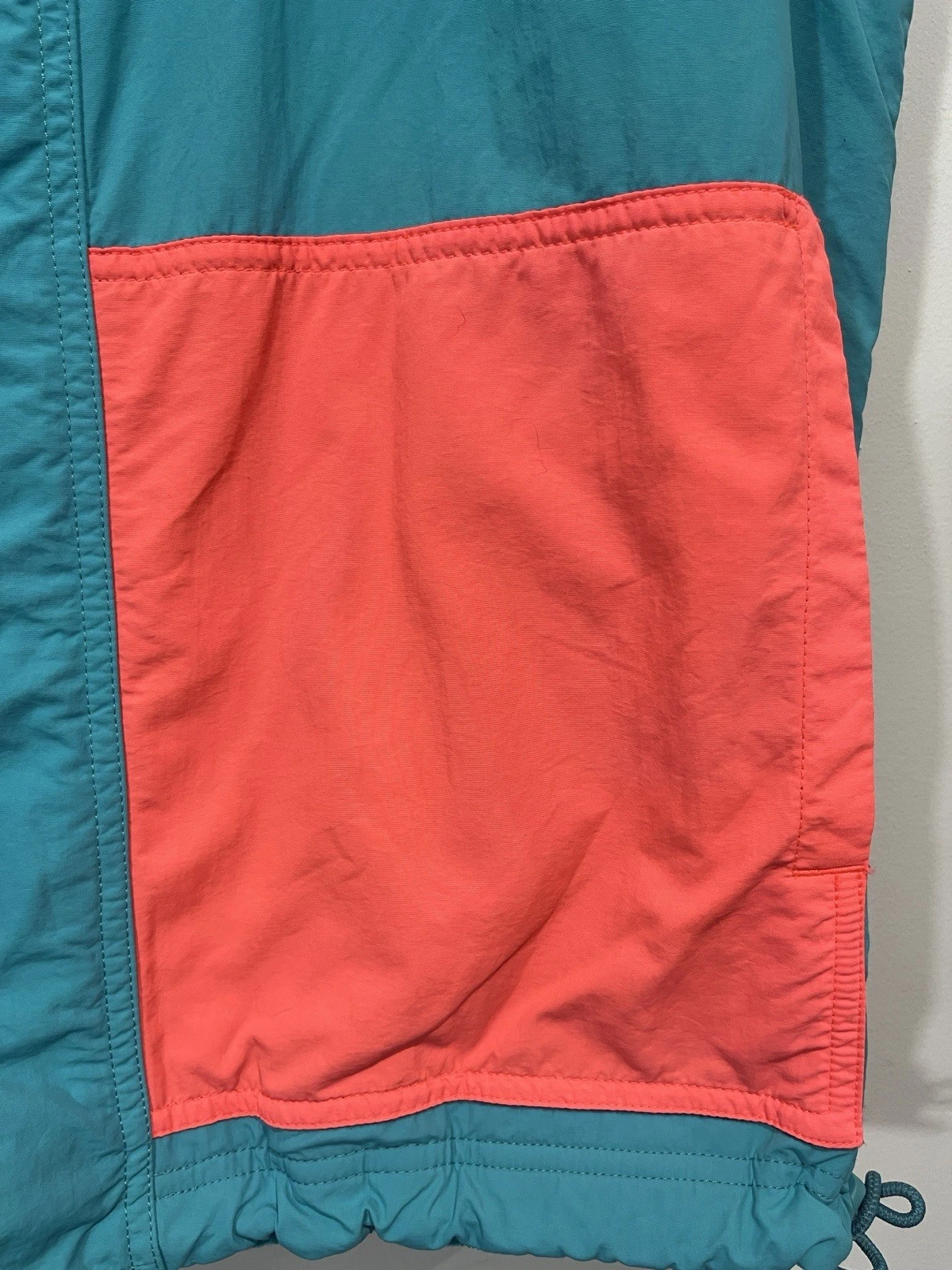 Chubbies Reversible Fleece Pullover Vest Adult Medium Aztec Neon Color Block image 4