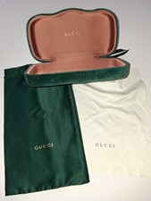 Gucci Sunglasses Eyeglasses Velvet Clamshell Case in great condition