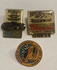 LOT OF 3 RARE BRICKYARD 400 AUGUST 5 1996  NASCAR PINS LOT / DALE  EARNHARDT