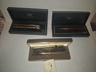 Cross Collectible Pens And Pen Set..Cross 2202 & 150105 35 Year Pen Set
