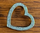 angle Heart gold on Sterling pendant for your chain — photo 3