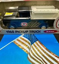 ERTL "1960 PICKUP TRUCK BANK" - CENTRAL TRACTOR PARTS - 3837 - 1993 - NEW