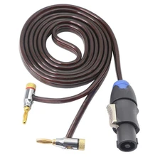 XMSJSIY Speakon to Banana Speaker Cable, Male 
