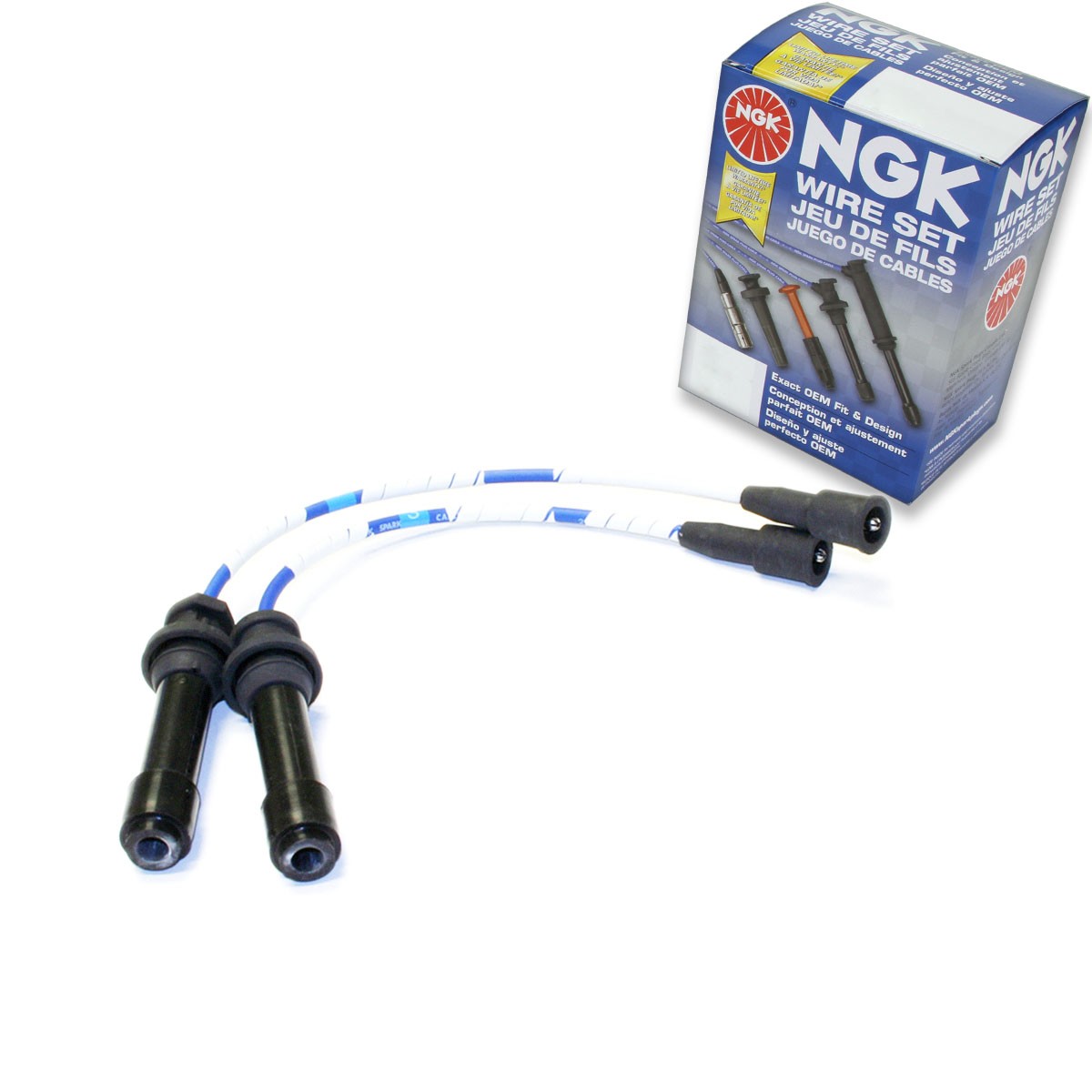 NGK 4448 RC-ZE53 Spark Plug Wire Set for CH5426 9810 700109 671-4256 584006 gg
