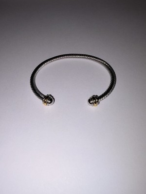 David Yurman Two-Tone Classic Cable Bracelet