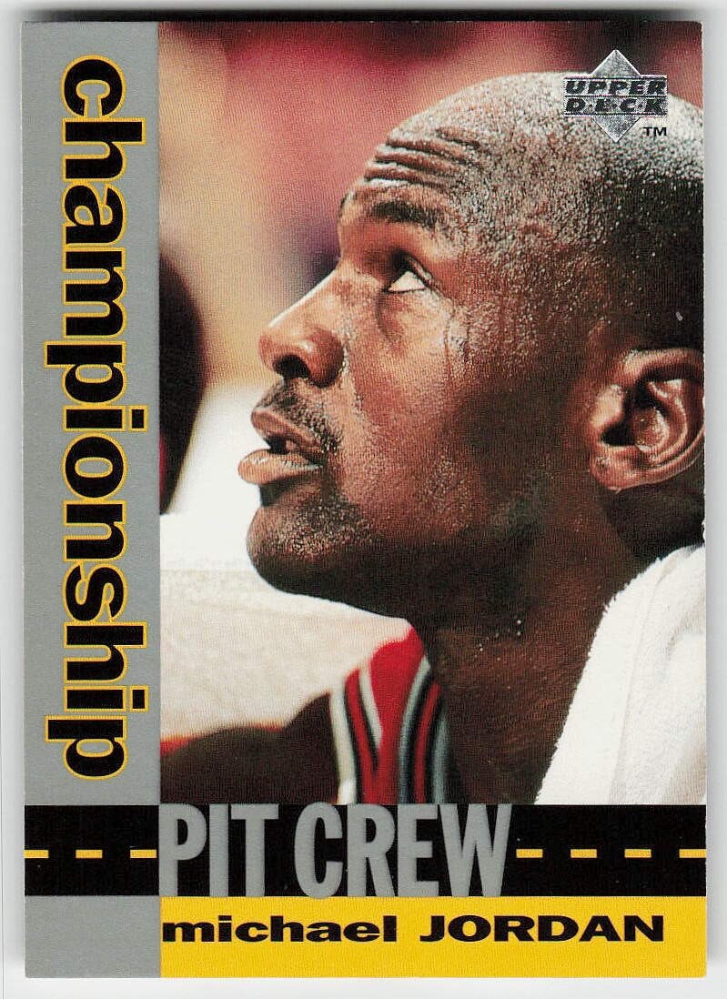 1995 Upper Deck #133 Michael Jordan RACING Bulls