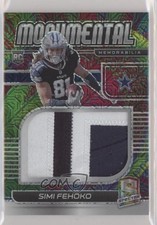 2021 Panini Spectra Monumental Memorabilia Meta Prizm 19/25 Simi Fehoko 0s9t