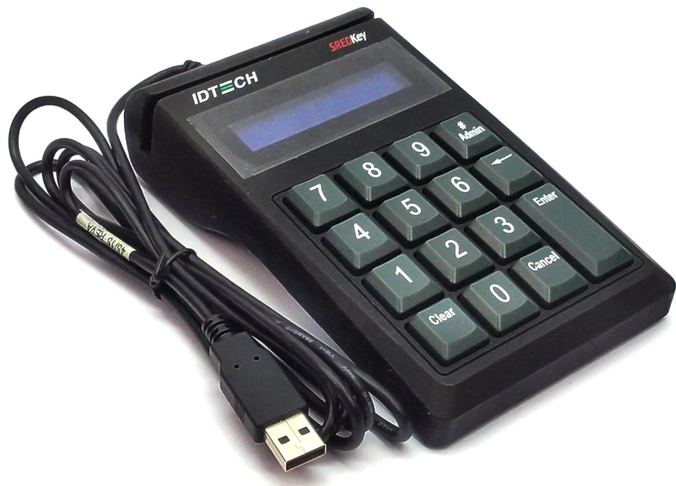 ID Tech SREDKey KeyPad with Encrypted MagStripe Card Reader IDT-534833TEB - Image 3 of 4